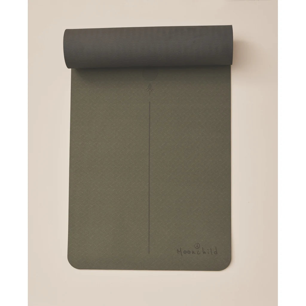 Moonchild Active Yoga Matte Dunkeloliv
