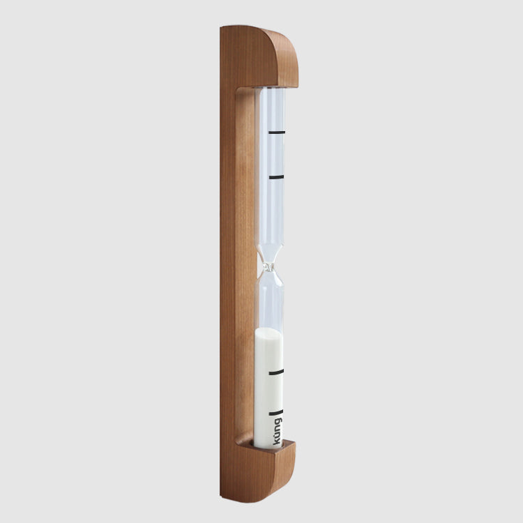 Sanduhr gerundet aus Thermo-Ahorn
