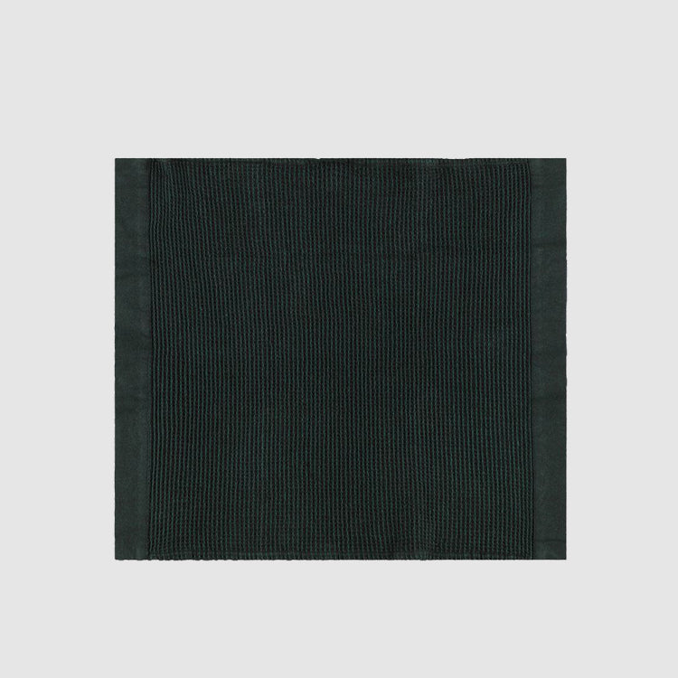 Sitzauflage 50x60 cm Schwarz/Dunkelgrün