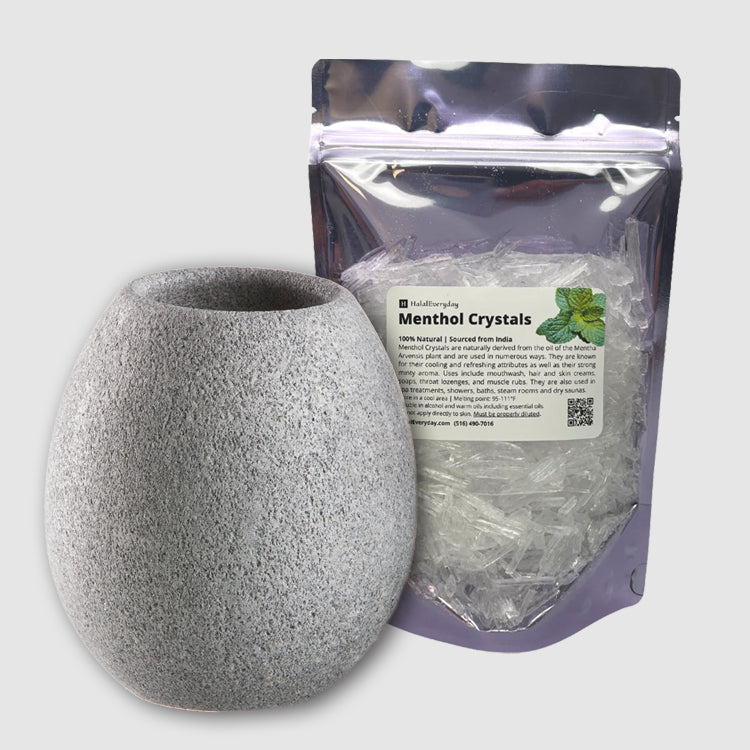 Gobelet aromatique avec cristaux de menthol