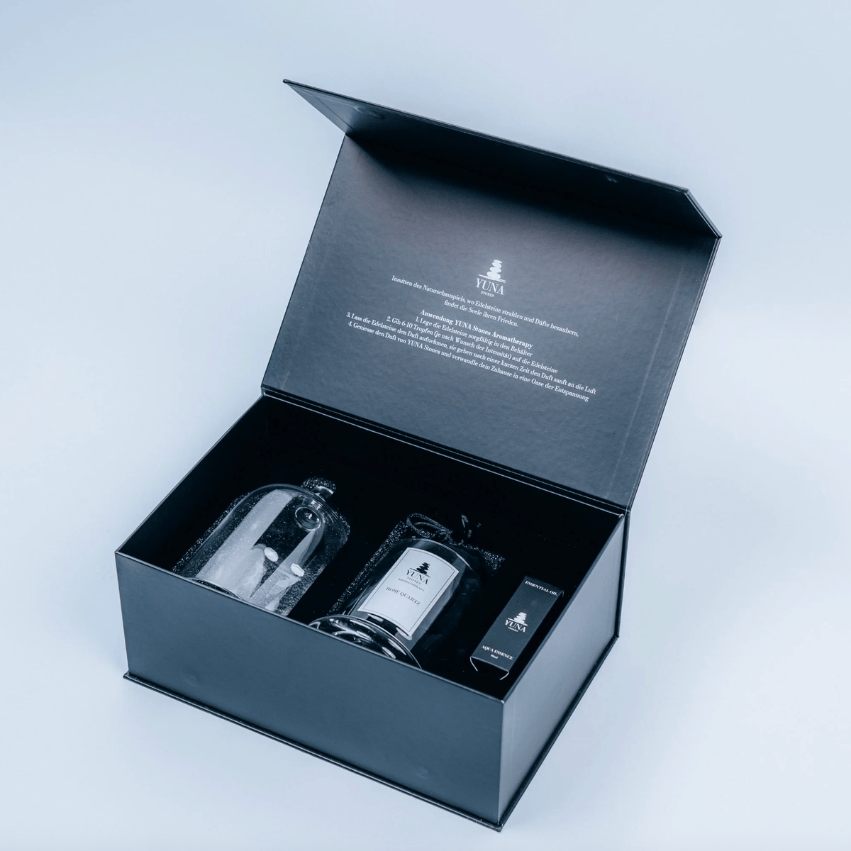 Yuna Stone Gemstone Diffuser Rose Quartz Neroli Bloom