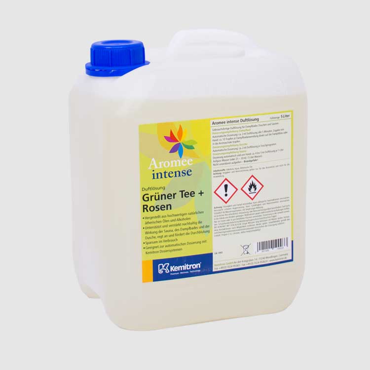 Dampfbad Aromee int. Grüner Tee + Rosen 5l