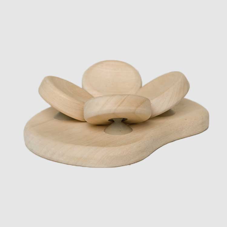 Gelenkkopfstütze aus Espenholz