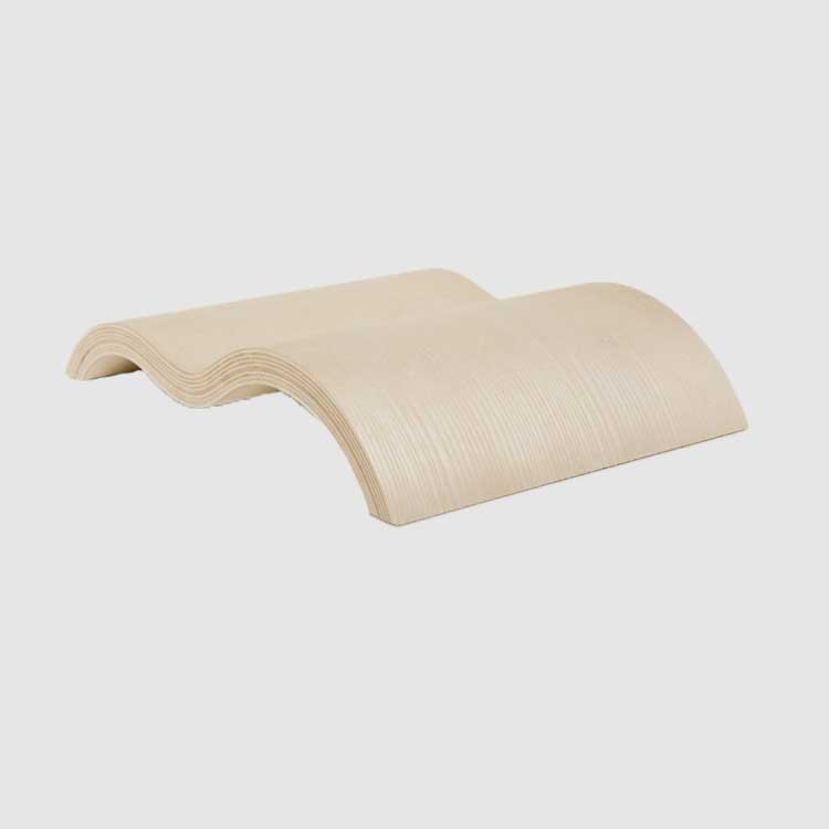 Kopfstütze Wave aus Espenholz