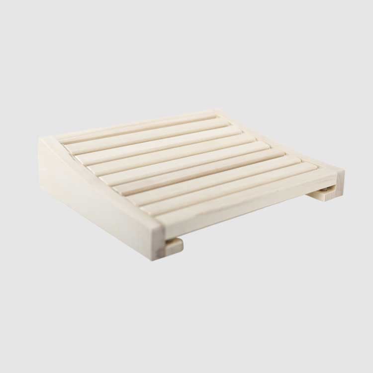 Kopfstütze gefedert aus Lindenholz