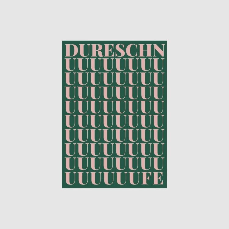 Postkarte «Dureschnufe»
