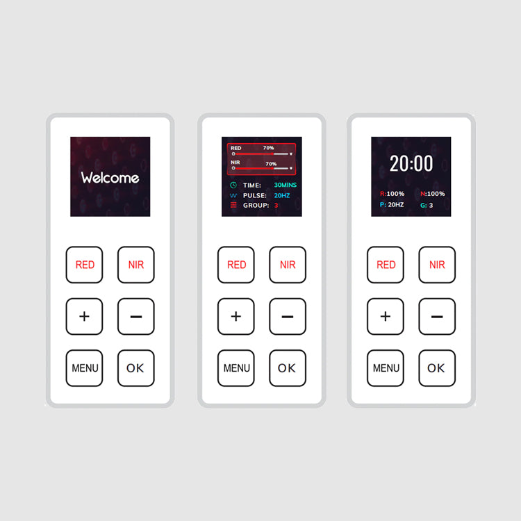 Red light panel floor model