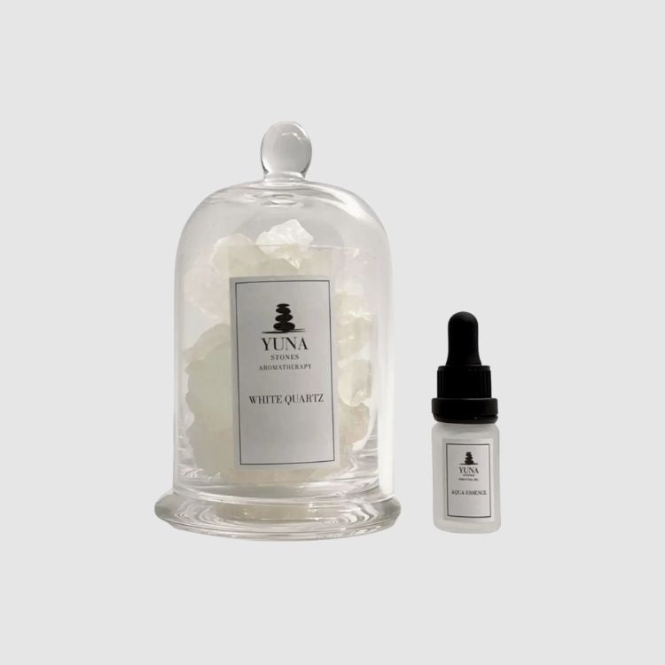Yuna Edelstein Diffuser White Quartz Aqua Essence