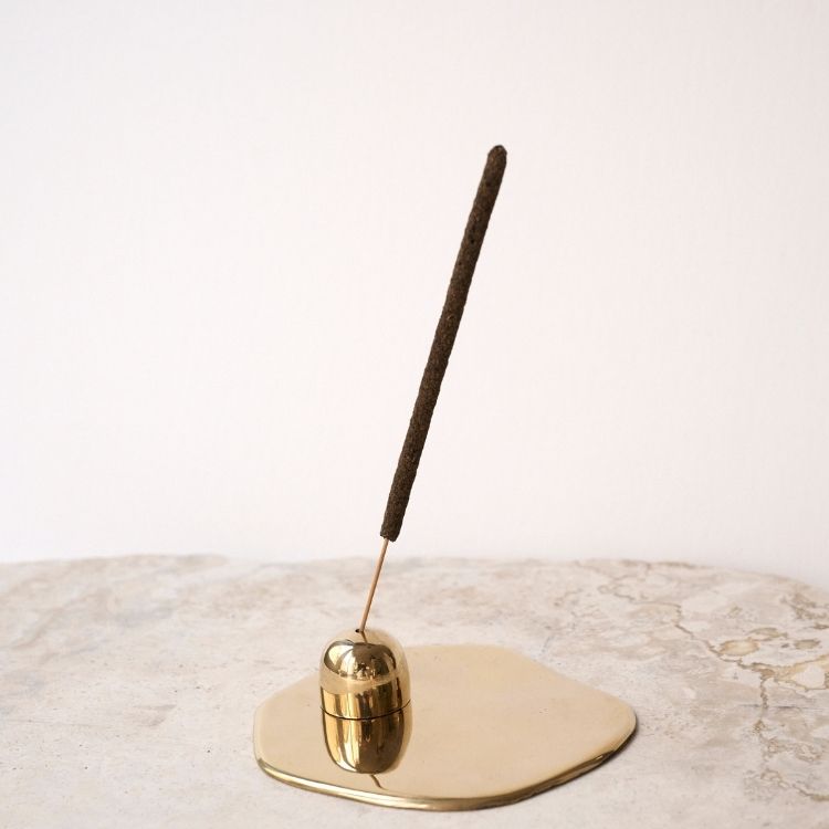 Räucherstäbchenhalterung, Gold