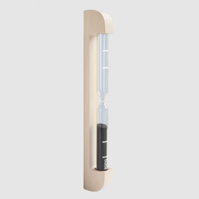 Sanduhr gerundet Lindenholz